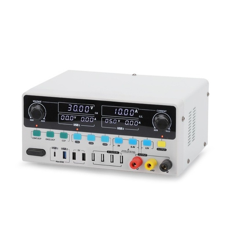 High Precision Dc Power Supply 30V 10A - مصدر طاقة خطي عالي الدقة بتيار