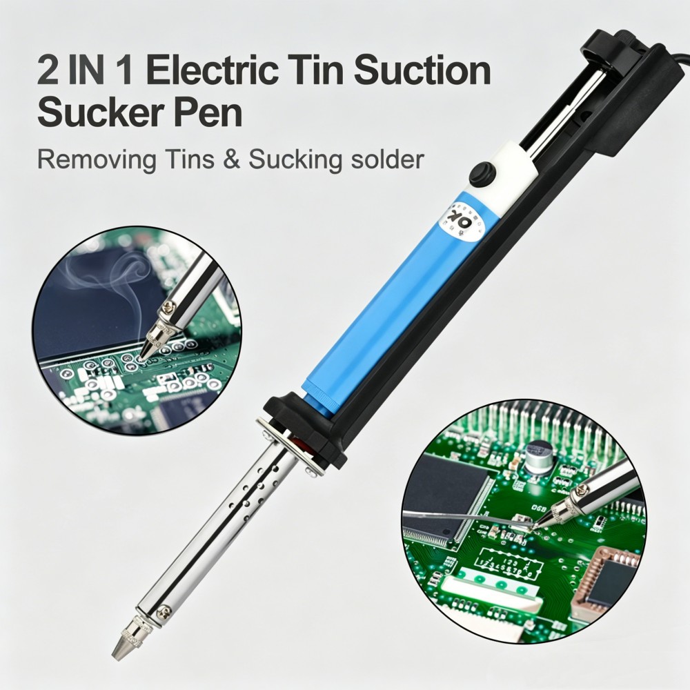 Desoldering Pump Electric Vacuum Station - قلم إزالة اللحام الكهربائي بقوة 30