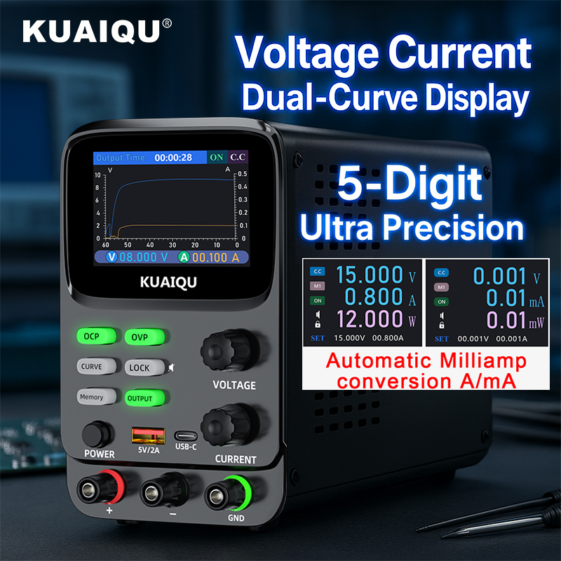 High Precision Dc Power Supply 30V 10A - كوايكو 5 رقم فوق الدقة قابل