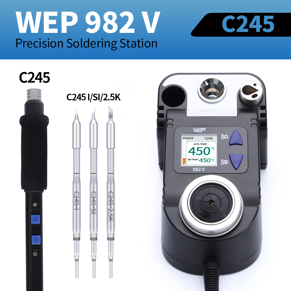 C210 Precision Soldering Station - مجموعة أدوات لحام دقيقة من WEP