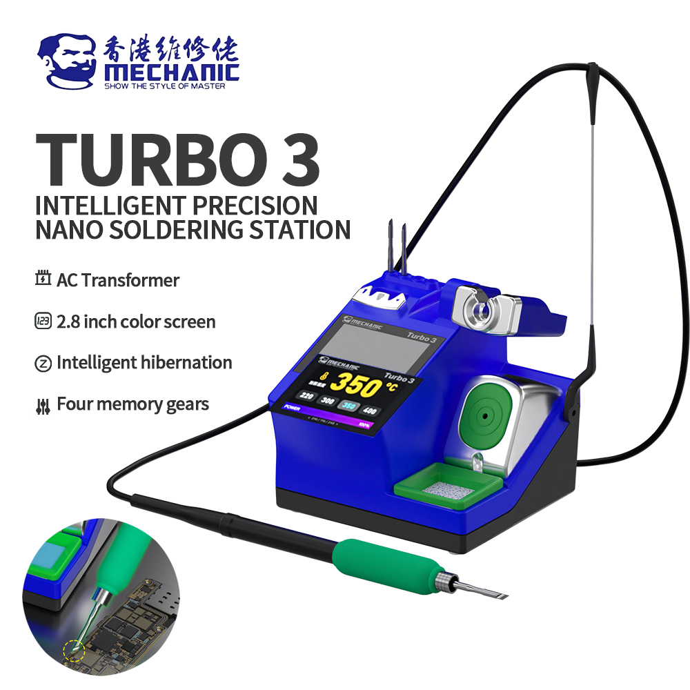 C210 Precision Soldering Station - ميكانيكي توربو 3 150 واط محطة