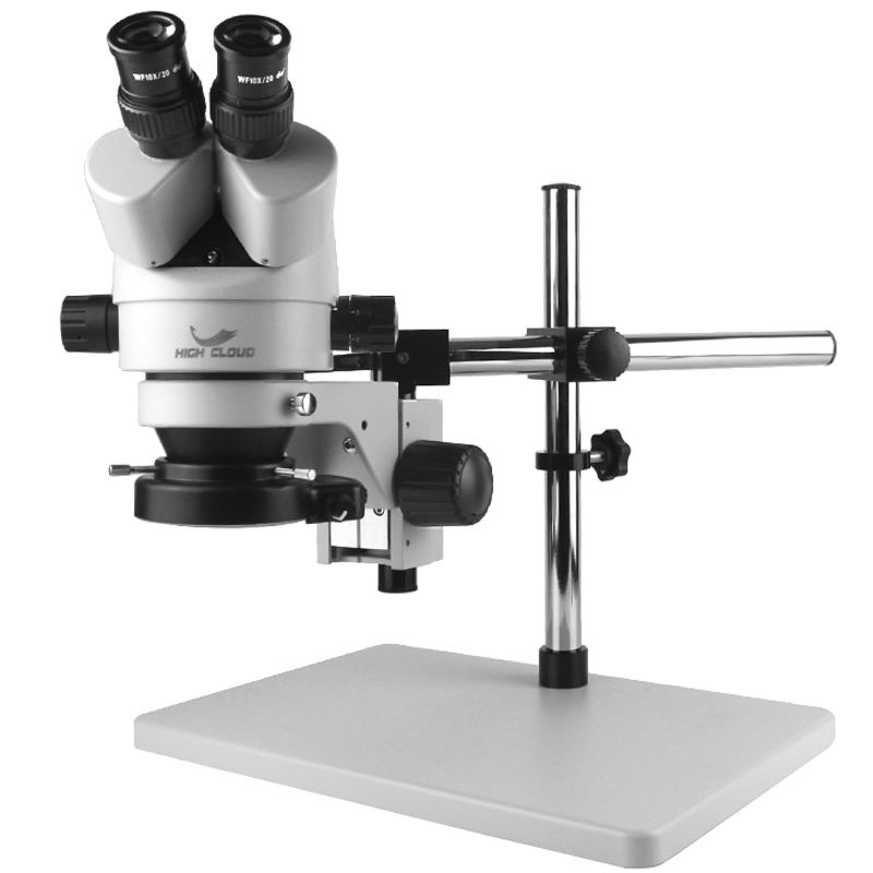 Trinocular Stereo Microscope 7X-45X - Simul-Focal 7X-45X التكبير المستمر ستيريو ثلاثي