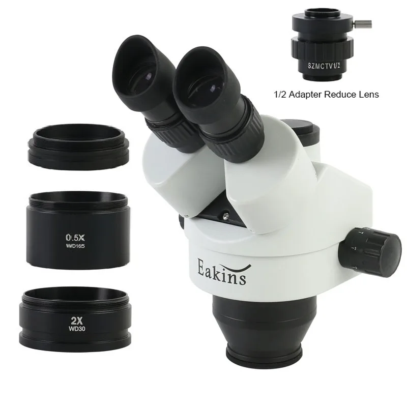 Trinocular Stereo Microscope 7X-45X - 7X 90X ثلاثي العينيات مجهر ستيريو