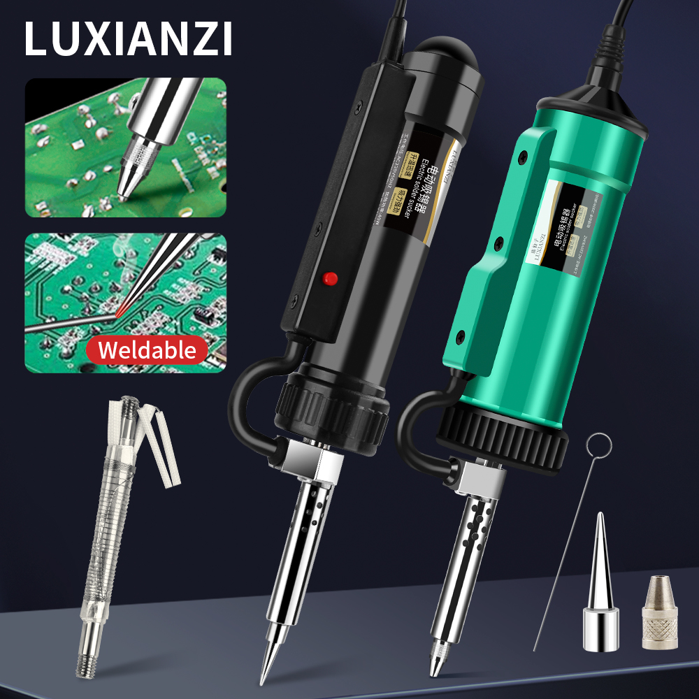 Desoldering Pump Electric Vacuum Station - LUXIANZI جديد 3 في 1 أداة