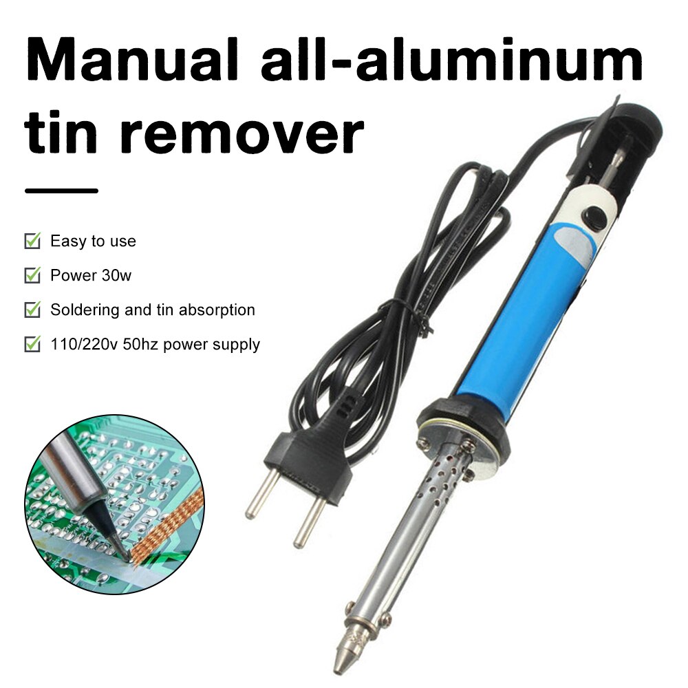 Desoldering Pump Electric Vacuum Station - التيار المتناوب 220 فولت الكهربائية آلة