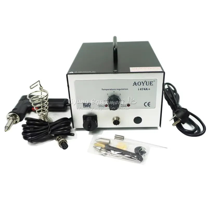 Desoldering Pump Electric Vacuum Station - محطة إزالة اللحام الكهربائية BGA مع