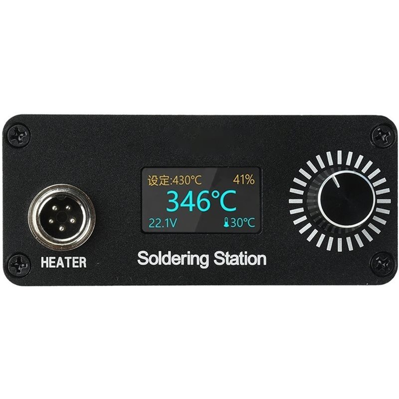 【A56X】محطة لحام رقمية محمولة ص - مراجعة T12 Soldering Station Oled وسعره