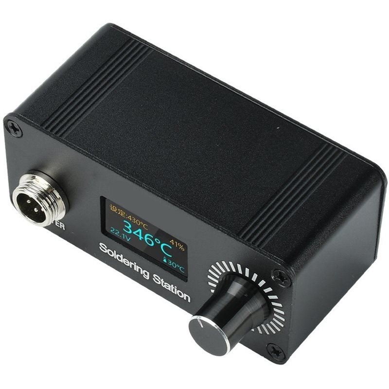 【A56X】محطة لحام رقمية محمولة ص - مراجعة T12 Soldering Station Oled وسعره
