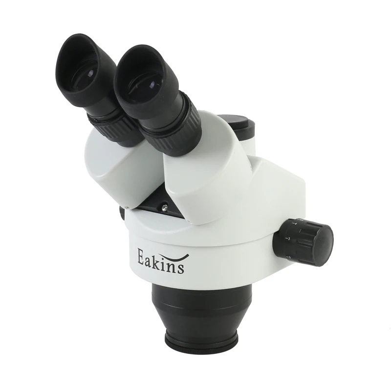 رأس مجهر ستريو ثلاثي العدسات ب - مراجعة Trinocular Stereo Microscope 7X-45X وسعره