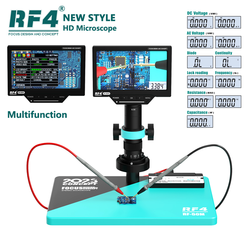 1080P 4K HDMI USB الصناعية كام - مراجعة Simul-Focal Industrial Microscope 4K Hdmi وسعره
