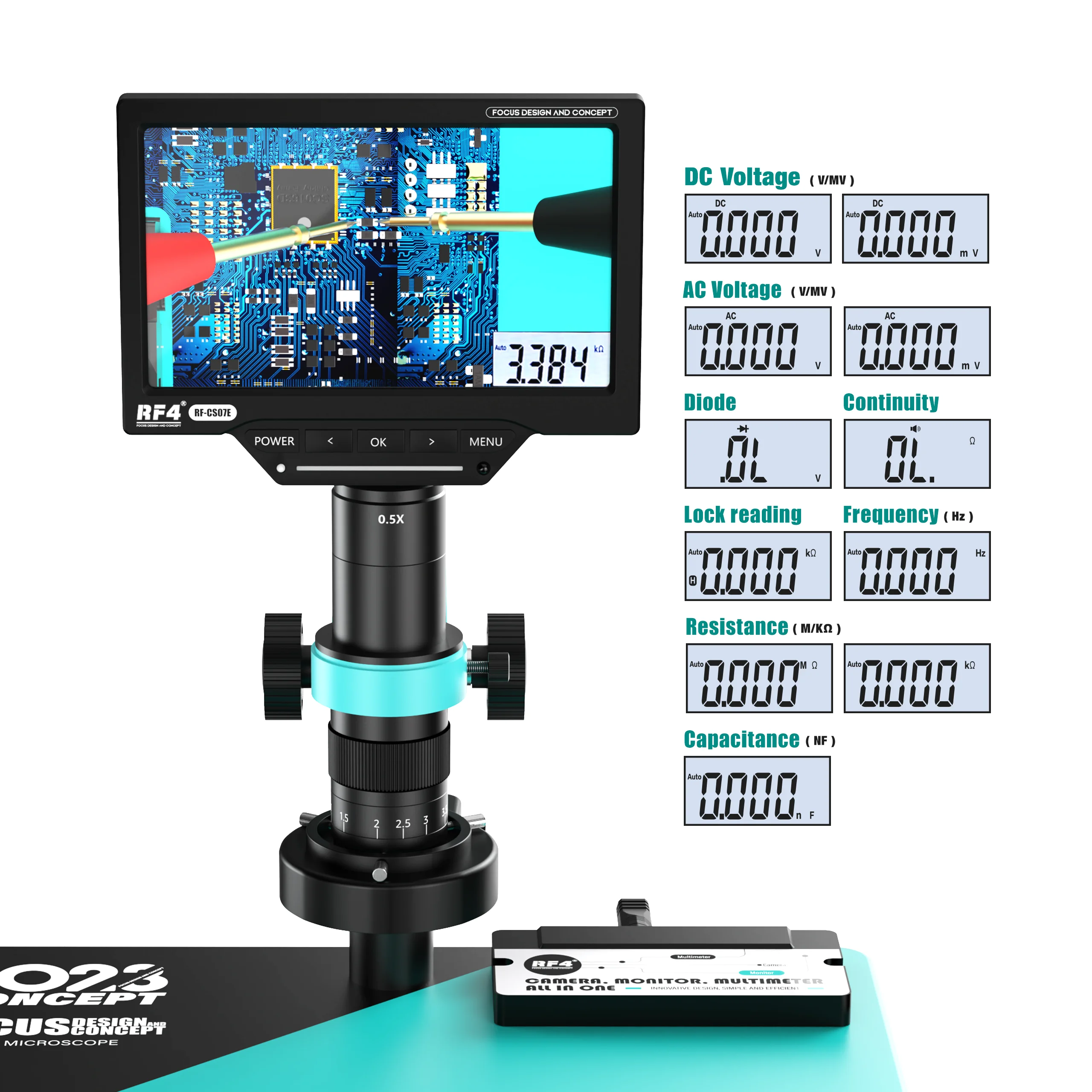 1080P 4K HDMI USB الصناعية كام - مراجعة Simul-Focal Industrial Microscope 4K Hdmi وسعره