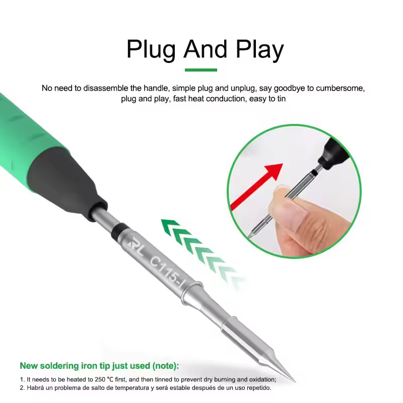RELIFE C115-K/I/IS نانو المستو - مراجعة C115 Nano Soldering Iron Station وسعره