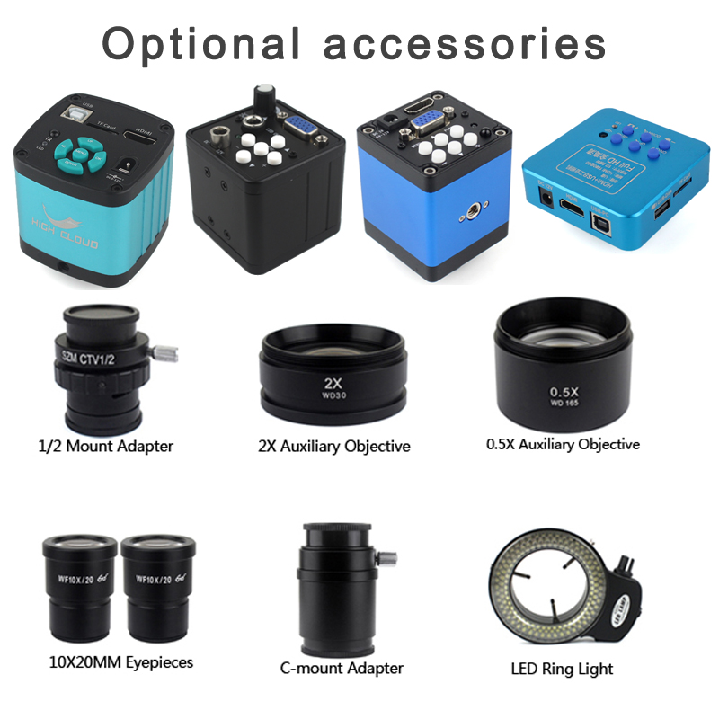 4K 48MP HDMI مجموعة كاميرا 3.5 - مراجعة Simul-Focal Industrial Microscope 4K Hdmi وسعره