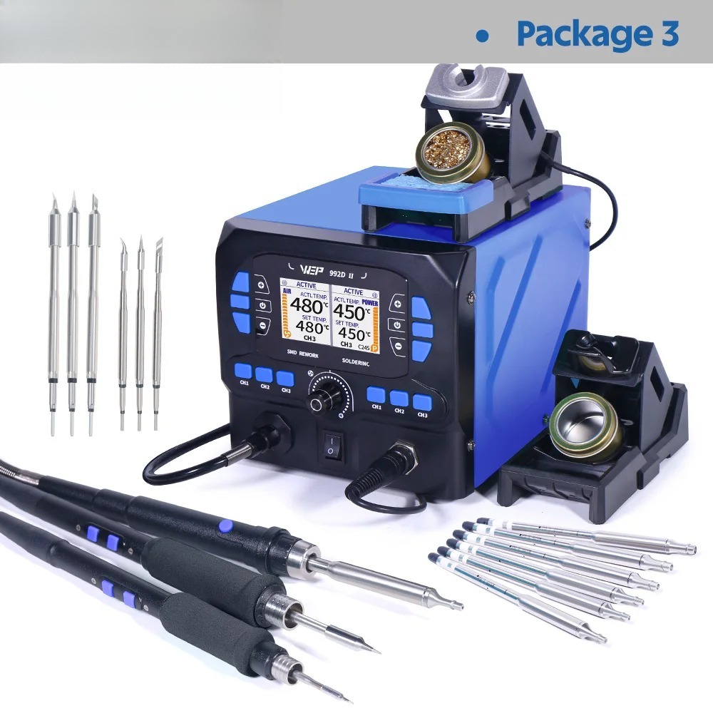 محطة إعادة عمل اللحام 992D-II  - مراجعة C210 Precision Soldering Station وسعره
