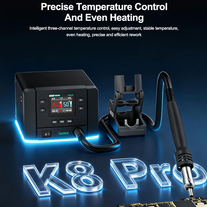 محطة إعادة عمل بالهواء الساخن  - مراجعة Infrared Bga Rework Station وسعره