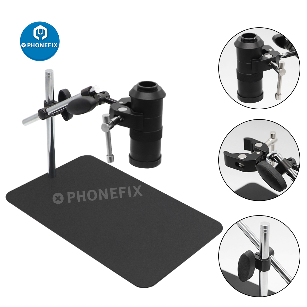 عالمي مزدوج بوم ستيريو مجهر تك - مراجعة Articulating Arm Boom Stand Microscope وسعره