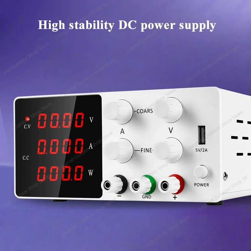مصدر طاقة منظم بالتيار المستمر - مراجعة High Precision Dc Power Supply 30V 10A وسعره