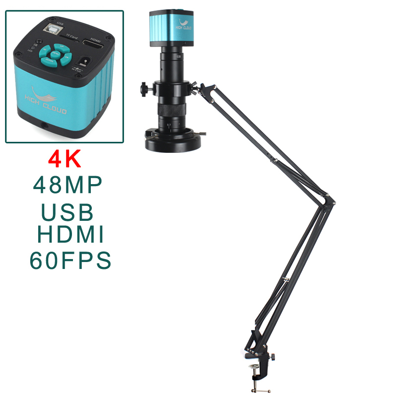 48MP 4K HDMI USB فيديو كاميرا  - مراجعة 4K Microscope Camera Sony Sensor وسعره