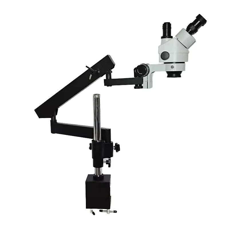 ذراع مفصلية متحركة مرنة، حامل  - مراجعة Articulating Arm Boom Stand Microscope وسعره