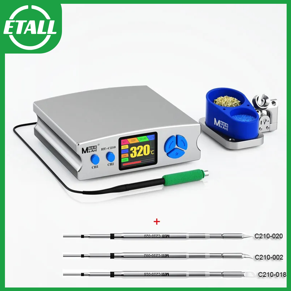 محطة لحام دقيقة MaAnt ، محطة ل - مراجعة C210 Precision Soldering Station وسعره