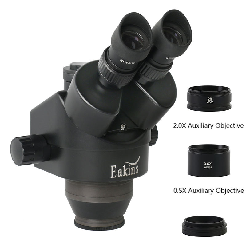 3.5X 7X 45X 90X Simul-Focus ثل - مراجعة Trinocular Stereo Microscope 7X-45X وسعره