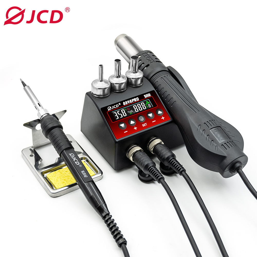 750 واط مصلحة الارصاد الجوية م - مراجعة 2 In 1 Soldering Rework Station 750W وسعره