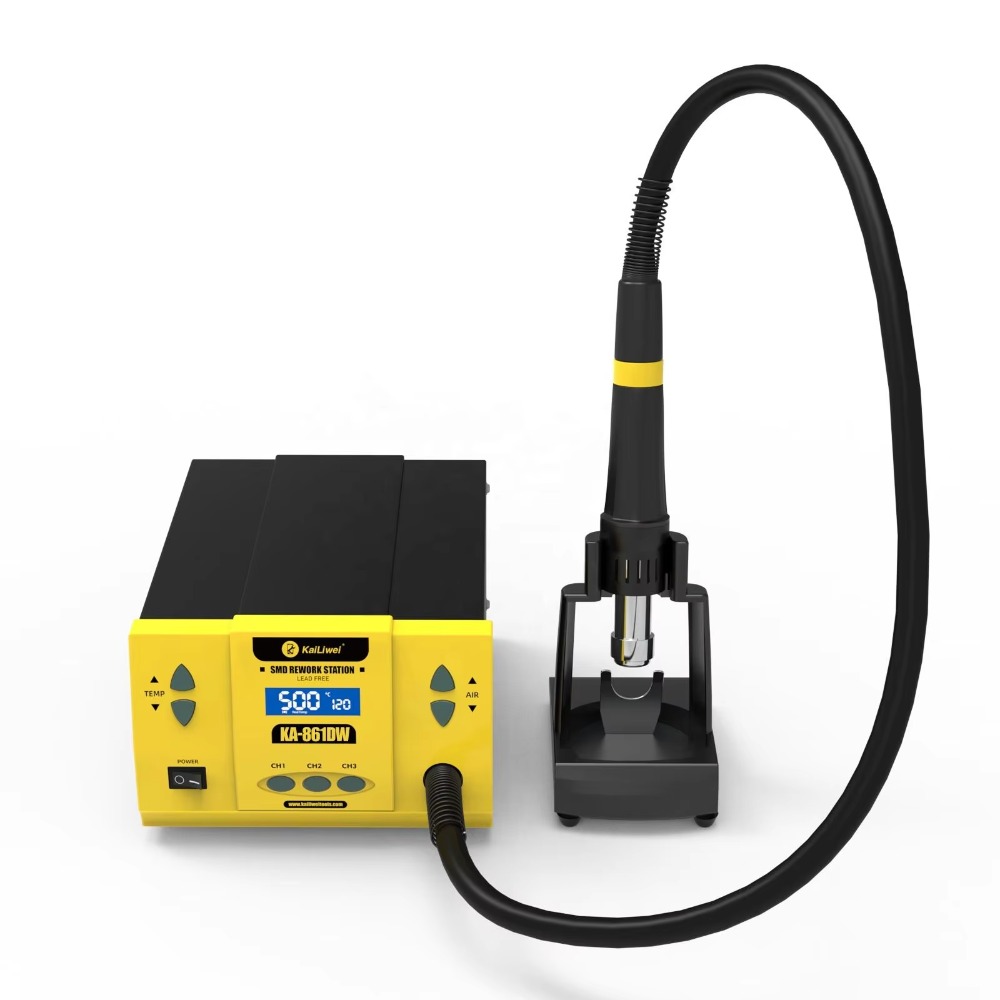 كايليوي 861DW 1000 واط مسدس هو - مراجعة Hot Air Rework Station 861Dw وسعره