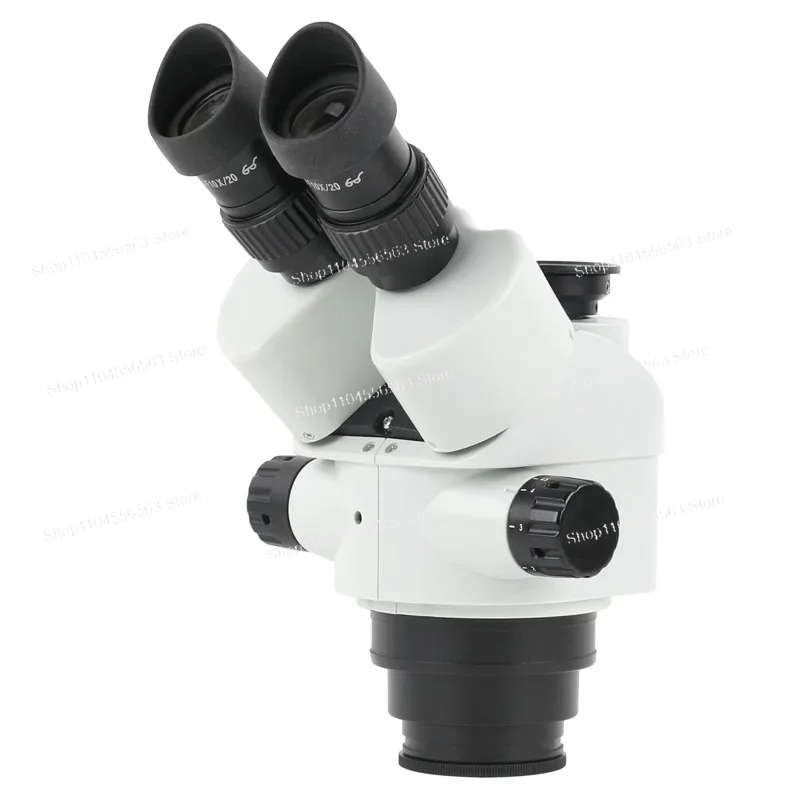 مجهر ستيريو ثلاثي العدسات للمخ - مراجعة Trinocular Stereo Microscope 7X-45X وسعره