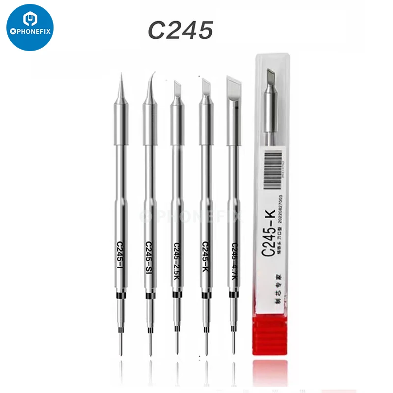 C210 C245 C115 الدقة نانو لحام - مراجعة C115 Nano Soldering Iron Station وسعره