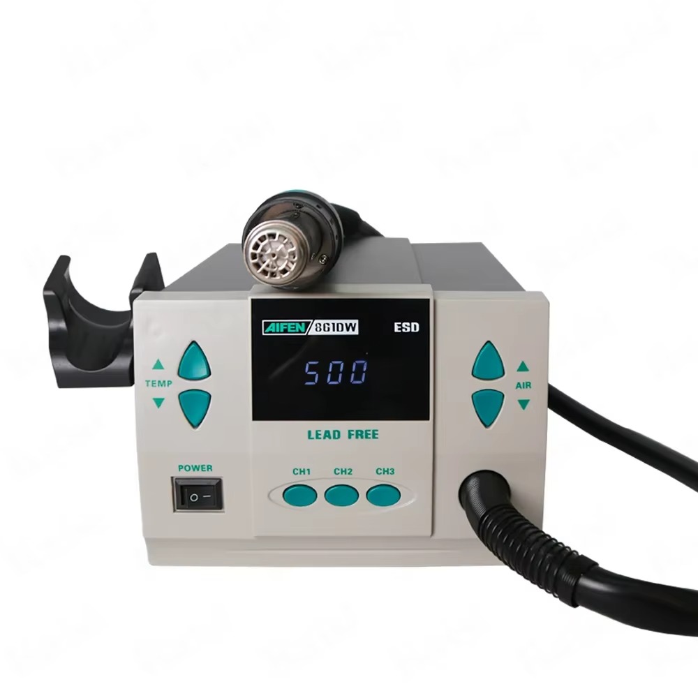 محطة لحام بالهواء الساخن AIFEN - مراجعة Hot Air Rework Station 861Dw وسعره