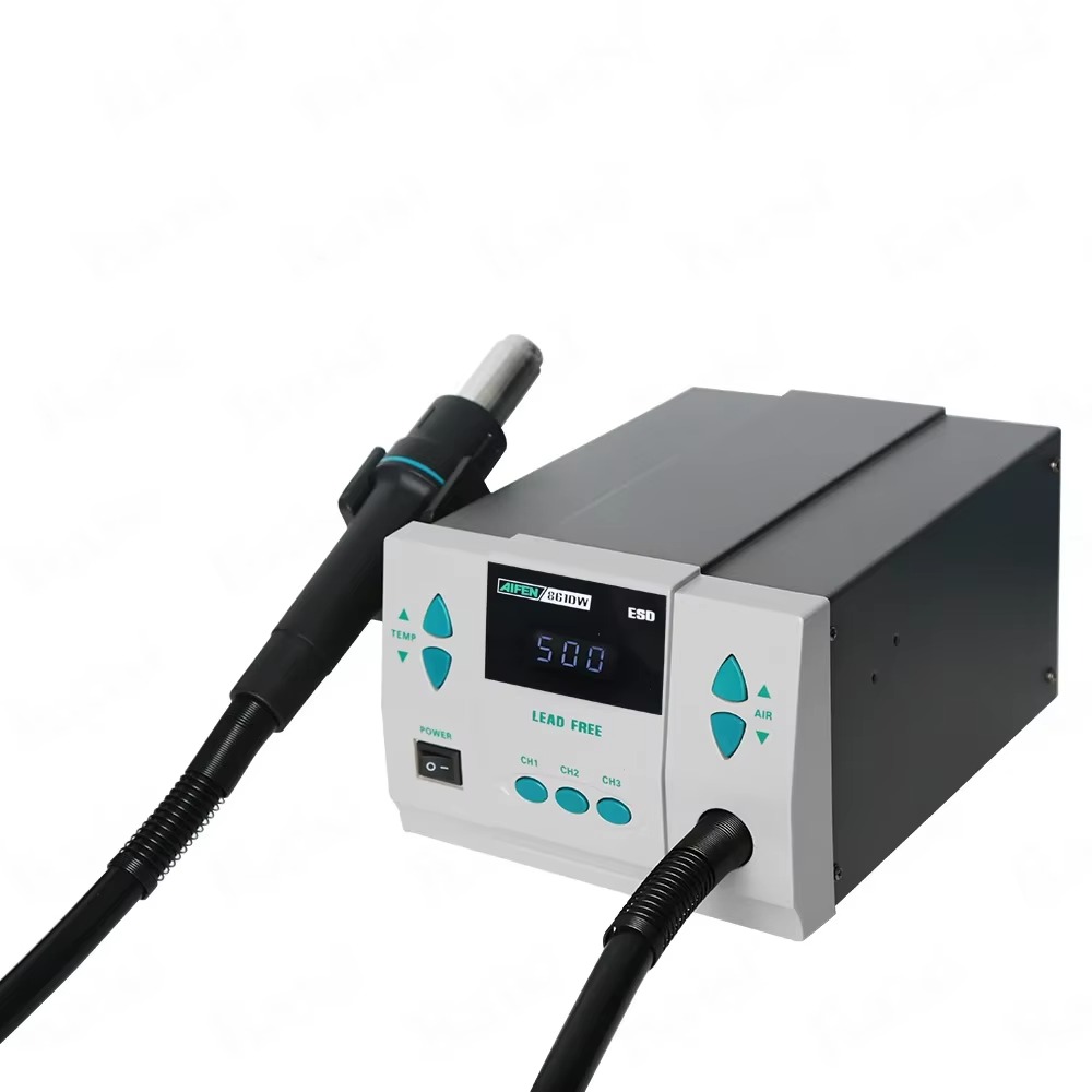 محطة لحام بالهواء الساخن AIFEN - مراجعة Hot Air Rework Station 861Dw وسعره