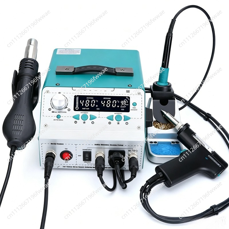 مسدس إزالة اللحام الكهربائي ال - مراجعة Desoldering Pump Electric Vacuum Station وسعره
