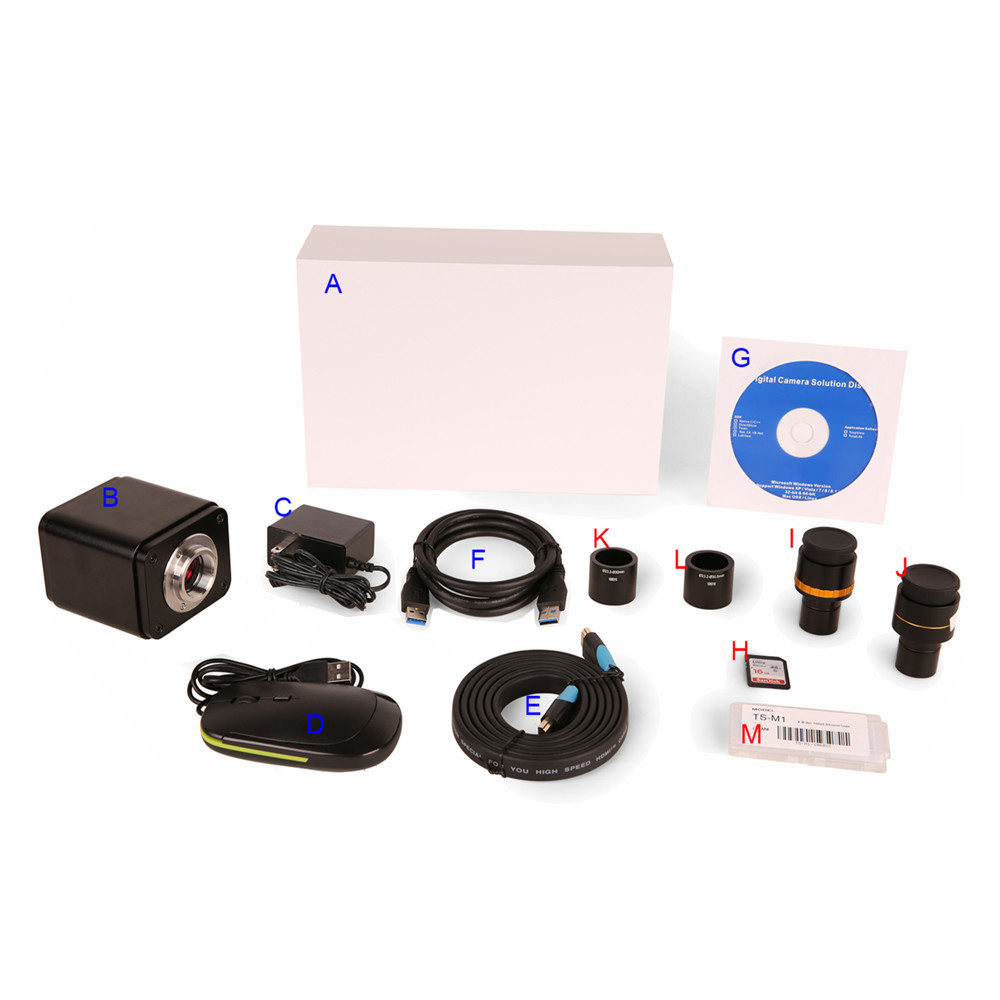 كاميرا مجهر رقمية بدقة 4K فائق - مراجعة 4K Microscope Camera Sony Sensor وسعره