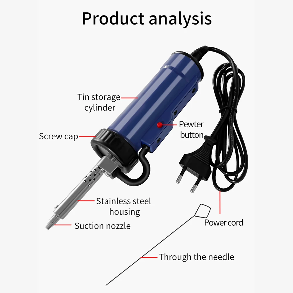 آلة إزالة اللحام الأوتوماتيكية - مراجعة Desoldering Pump Electric Vacuum Station وسعره