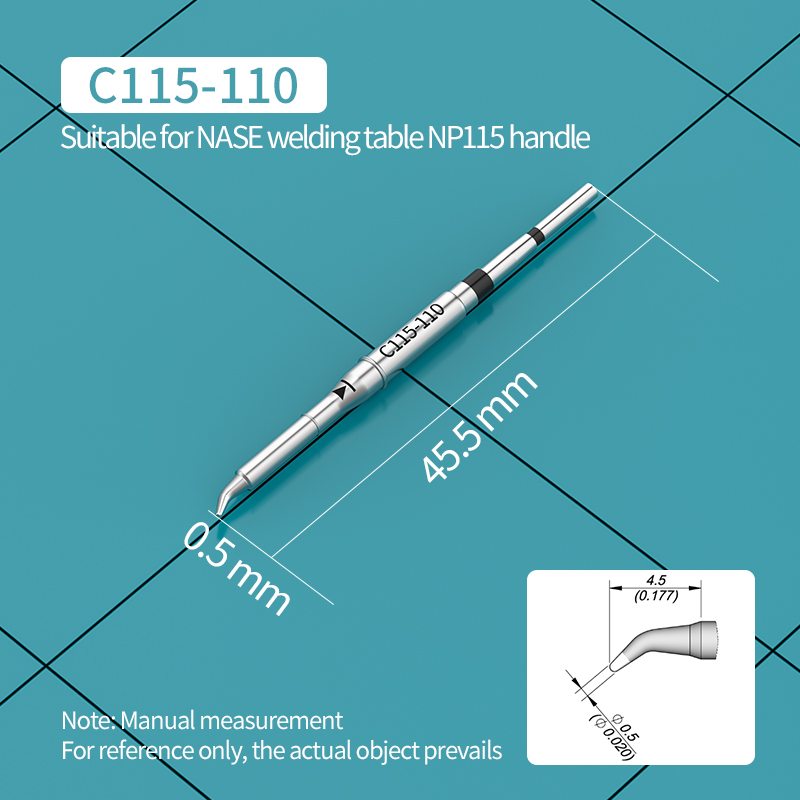 رؤوس لحام بديلة C115-128 222 2 - مراجعة C115 Nano Soldering Iron Station وسعره