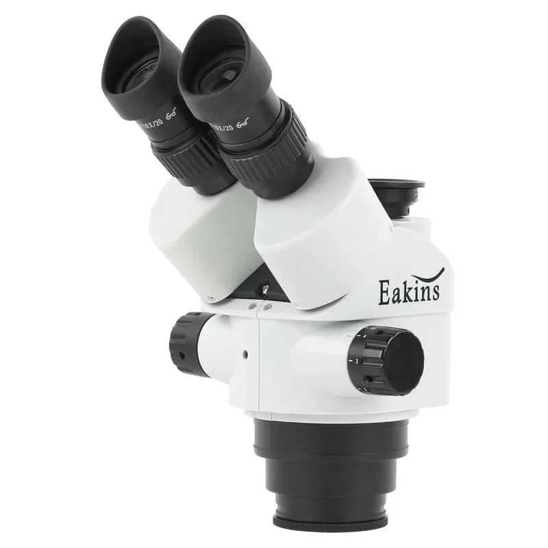 أسود 3.5X 90X 7X-45X مجهر ثلاث - مراجعة Trinocular Stereo Microscope 7X-45X وسعره