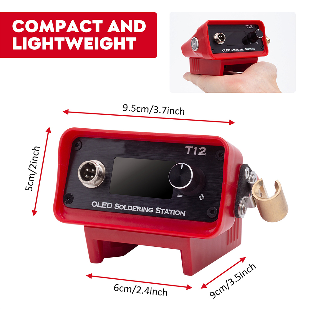 OLED T12 محطة لحام الحديد محطة - مراجعة T12 Soldering Station Oled وسعره