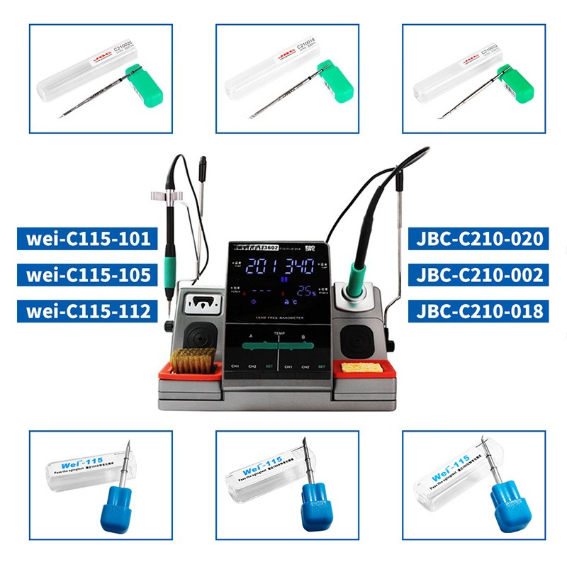 طاولة لحام نانو سبيد T3602 مع  - مراجعة C115 Nano Soldering Iron Station وسعره