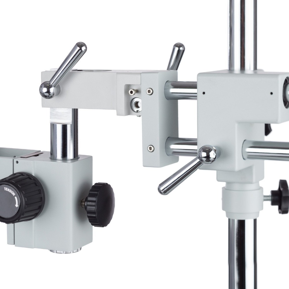 مجهر ستيريو ثلاثي العدسات من س - مراجعة Trinocular Stereo Microscope 7X-45X وسعره