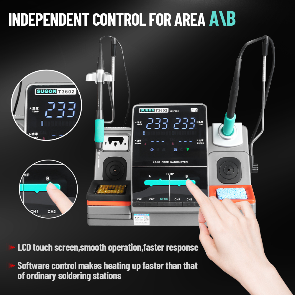 محطة لحام 2 في 1 مع شاشة LCD ر - مراجعة Infrared Bga Rework Station وسعره