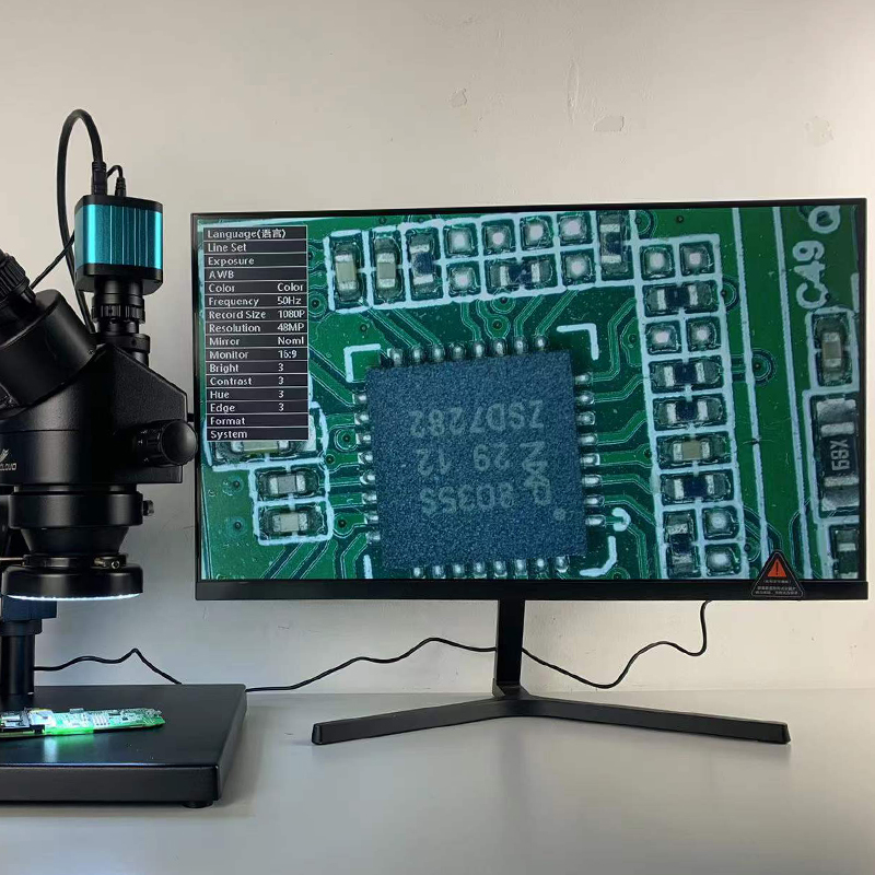 Simul-Focal 7X-45X التكبير الم - مراجعة Trinocular Stereo Microscope 7X-45X وسعره