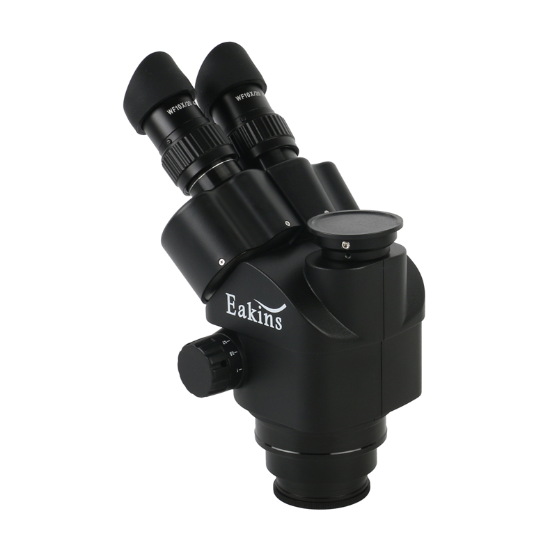 رأس مجهر ستريو ثلاثي العدسات ب - مراجعة Trinocular Stereo Microscope 7X-45X وسعره