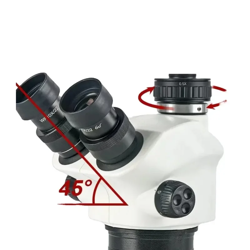 مجهر ستيريو ثلاثي العدسات جديد - مراجعة Articulating Arm Boom Stand Microscope وسعره