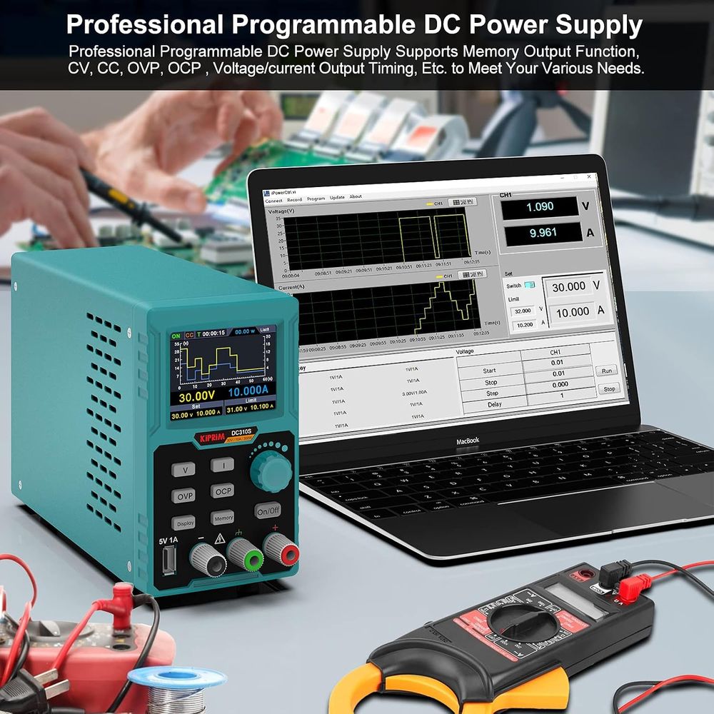 مصدر طاقة تيار مستمر، 0-30 فول - مراجعة High Precision Dc Power Supply 30V 10A وسعره