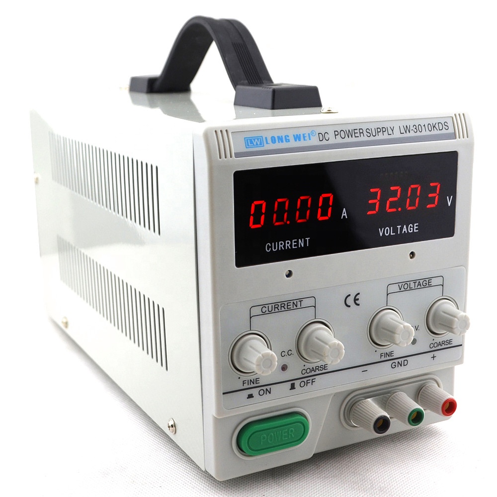 عالية الدقة 4 أرقام تيار مستمر - مراجعة High Precision Dc Power Supply 30V 10A وسعره