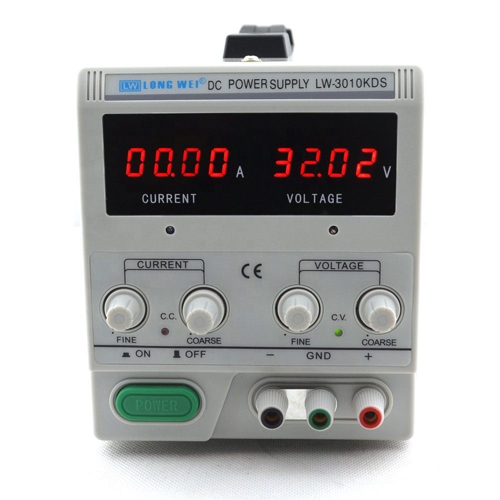 عالية الدقة 4 أرقام تيار مستمر - مراجعة High Precision Dc Power Supply 30V 10A وسعره