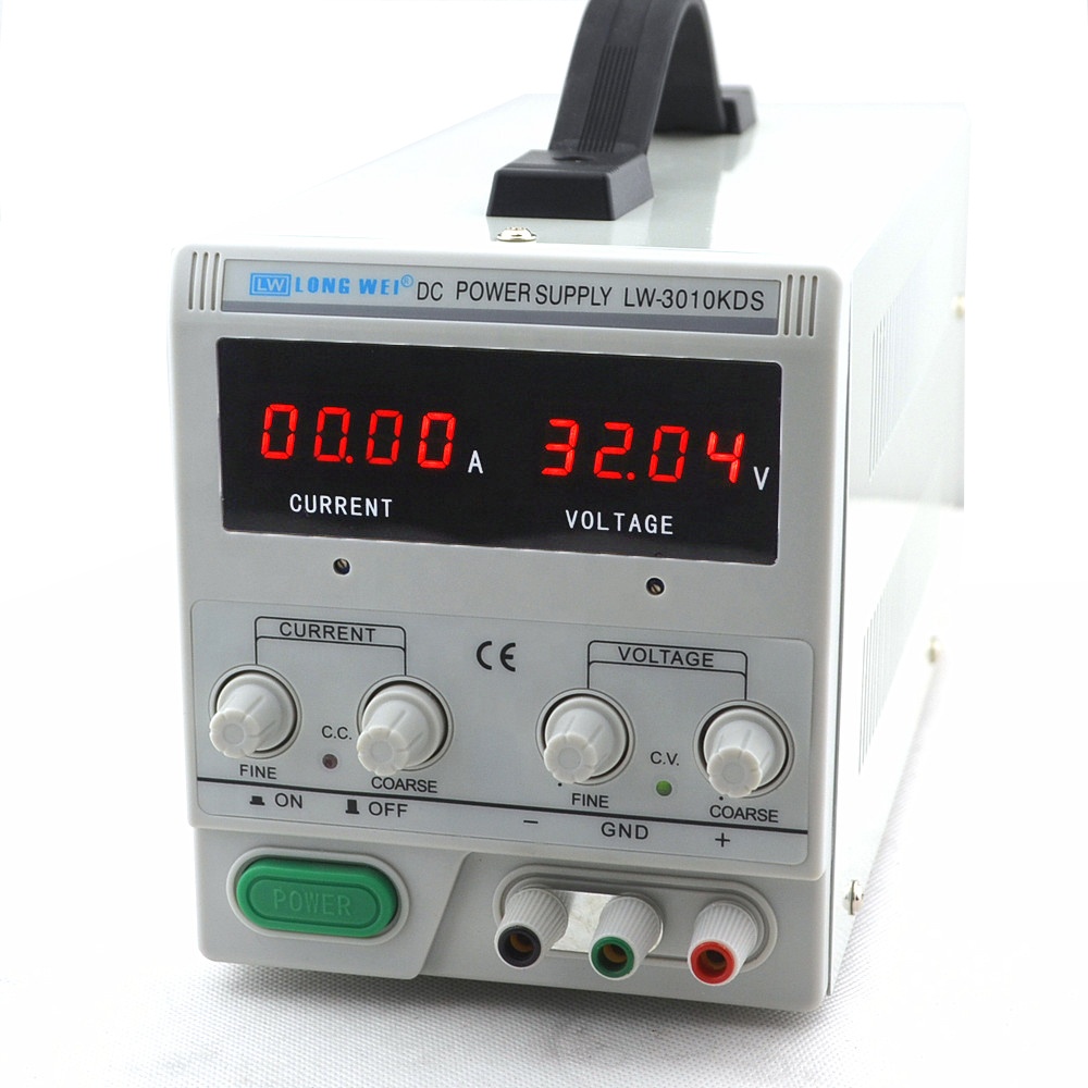 عالية الدقة 4 أرقام تيار مستمر - مراجعة High Precision Dc Power Supply 30V 10A وسعره