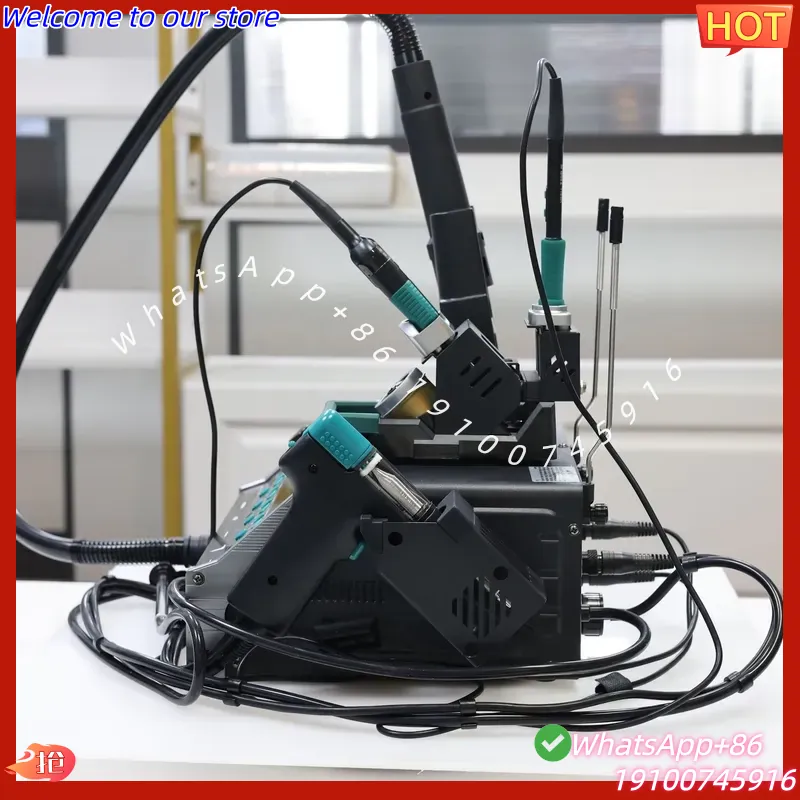 محطة لحام YIHUA-948D IV 5 في 1 - مراجعة Desoldering Pump Electric Vacuum Station وسعره