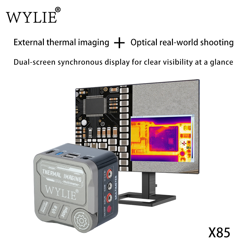 كاميرا مجهر صناعي WYLIE X85 بد - مراجعة 4K Microscope Camera Sony Sensor وسعره