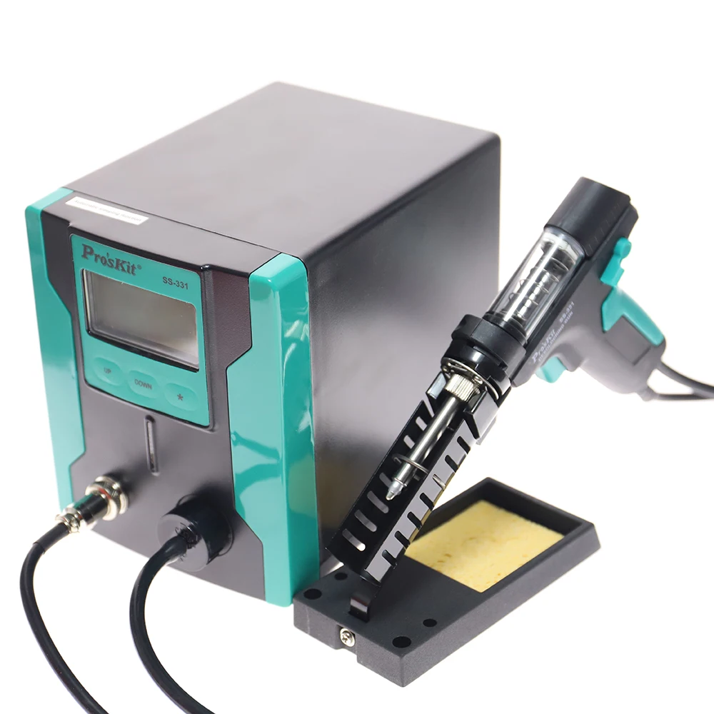محطة لحام كهربائية رقمية LCD ط - مراجعة Desoldering Pump Electric Vacuum Station وسعره
